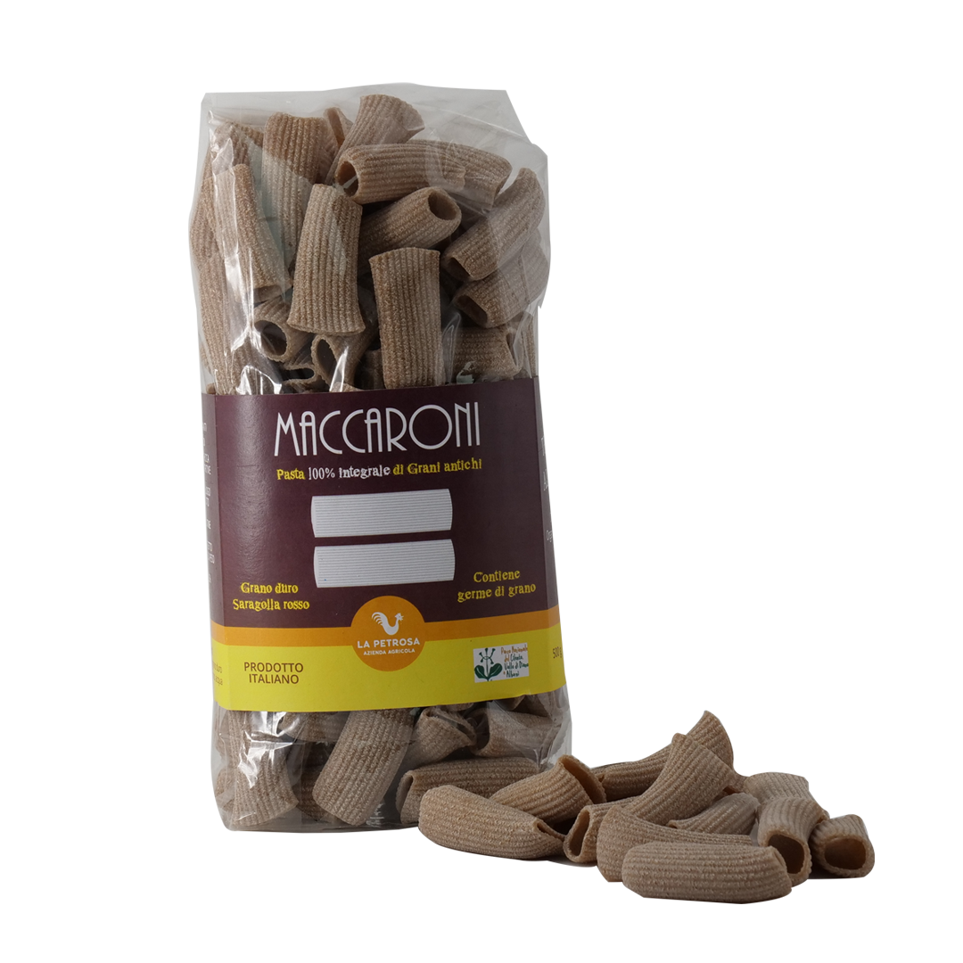 Maccaroni - Pasta Integrale di Grani Antichi - 500 g