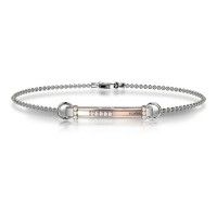 Bracciale in oro 750% con diamanti bianchi