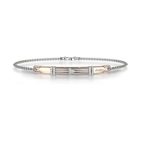 Bracciale in oro 750% con diamanti bianchi