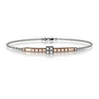 Bracciale in oro 750% con diamanti bianchi
