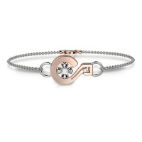 Bracciale in oro 750% con diamanti bianchi