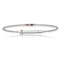 Bracciale in oro 750% con diamanti bianchi