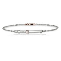 Bracciale in oro 750% con diamanti bianchi