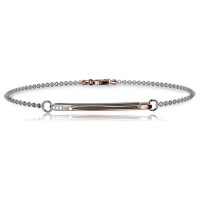 Bracciale in oro 750% con diamanti bianchi