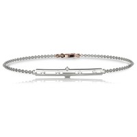 Bracciale in oro 750% con diamanti bianchi