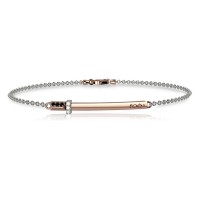 Bracciale in oro 750% con diamanti neri