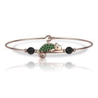 Bracciale in oro 750% con smeraldi