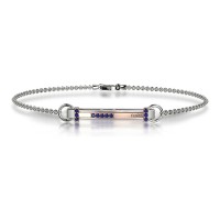 Bracciale in oro 750% con zaffiri