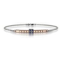Bracciale in oro 750% con zaffiri