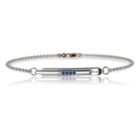 Bracciale in oro 750% con zaffiri