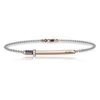 Bracciale in oro 750% con zaffiri