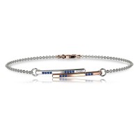 Bracciale in oro 750% con zaffiri