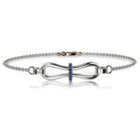 Bracciale in oro 750% con zaffiri