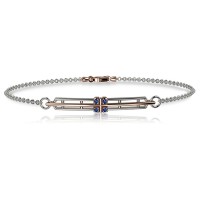 Bracciale in oro 750% con zaffiri