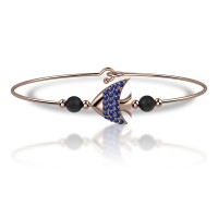 Bracciale in oro 750% con zaffiri