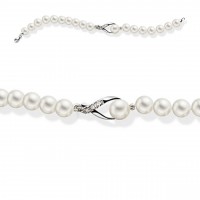 Bracciale perla con oro 750% e diamanti