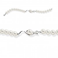 Bracciale perla con oro 750% e diamanti