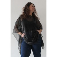 CASACCA LUREX SETA NERA 80X120