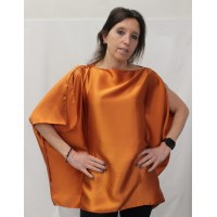 CASACCA RASO SETA ARANCIO 70X100