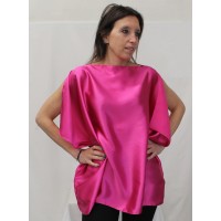 CASACCA RASO SETA FUXIA 70X100
