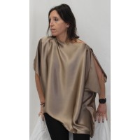 CASACCA RASO SETA TORTORA 70X100