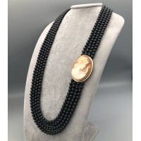 COLLANA CON CAMMEO E ONICE