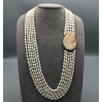 COLLANA CON CAMMEO E PERLE