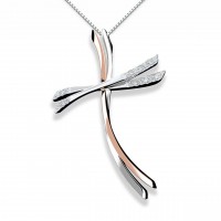 Croce in oro 750% con diamanti