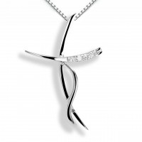 Croce in oro 750% con diamanti