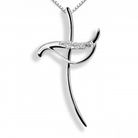 Croce in oro 750% con diamanti