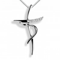 Croce in oro 750% con diamanti
