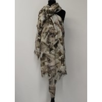 MARTINA STOLA COMO BEIGE MODAL CASHMERE