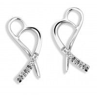 Orecchini in oro 750% con diamanti