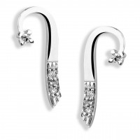 Orecchini in oro 750% con diamanti