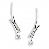Orecchini in oro 750% con diamanti