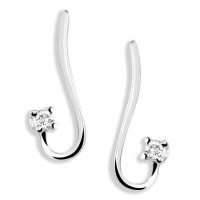 Orecchini in oro 750% con diamanti