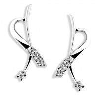 Orecchini in oro 750% con diamanti