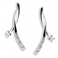 Orecchini in oro 750% con diamanti