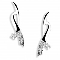 Orecchini in oro 750% con diamanti