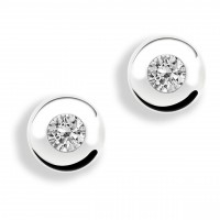 Orecchini in oro 750% con diamanti