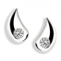 Orecchini in oro 750% con diamanti
