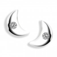 Orecchini in oro 750% con diamanti