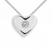 Pendente in oro 750% con diamante