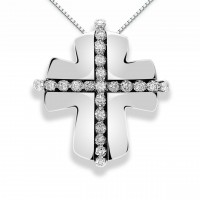Pendente in oro 750% con diamanti
