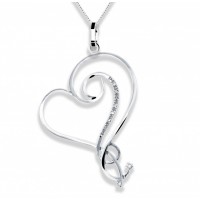 Pendente in oro 750% con diamanti