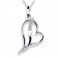 Pendente in oro 750% con diamanti