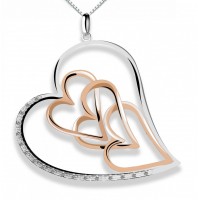 Pendente in oro 750% con diamanti