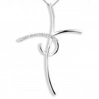 Pendente in oro 750% con diamanti