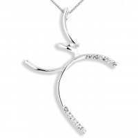 Pendente in oro 750% con diamanti