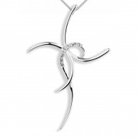 Pendente in oro 750% con diamanti